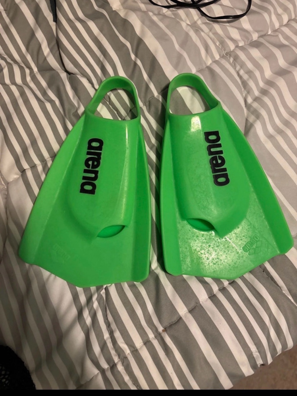 Arena Bright Green Short Swim Fins